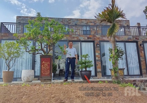 Thi Công Biệt Thự Từ 9 Modules Nhà Bê Tông Đúc Nguyên Khối ABL V05A