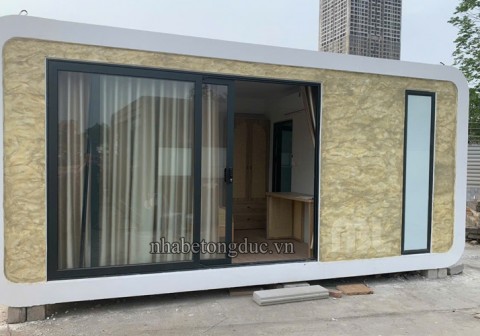 Hoàn thiện nội ngoại thất nhà bê tông đúc sẵn ABL mẫu V01