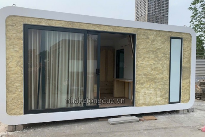 Hoàn thiện nội ngoại thất nhà bê tông đúc sẵn ABL mẫu V01