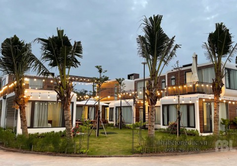 Tổ hợp khu nghỉ dưỡng bằng nhà bê tông đúc V01-ABL tại Hòn Dấu - Hải Phòng