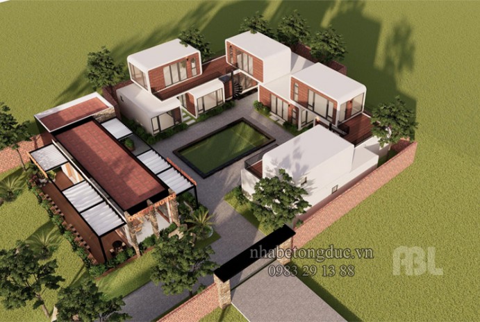 Thiết Kế Homestay Bê Tông Đúc Nguyên Khối Thu Hút Khách Du Lịch Năm 2026