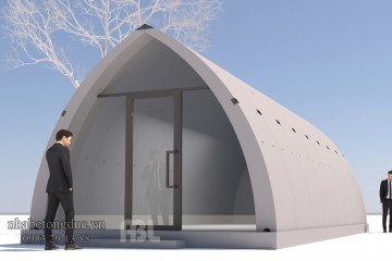 Mẫu bungalow bê tông đúc ABL