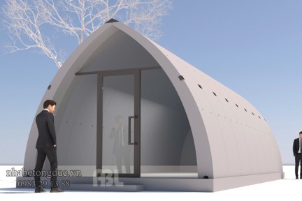 Mẫu bungalow bê tông đúc ABL