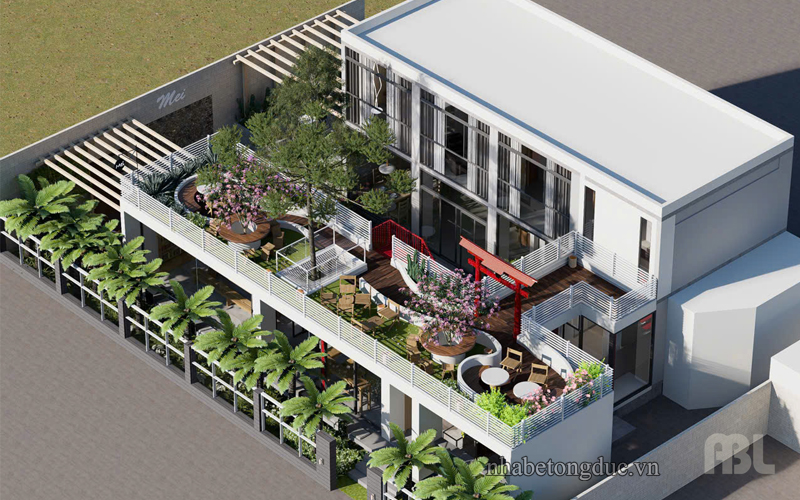 nhà bê tông đúc abl làm biệt thự