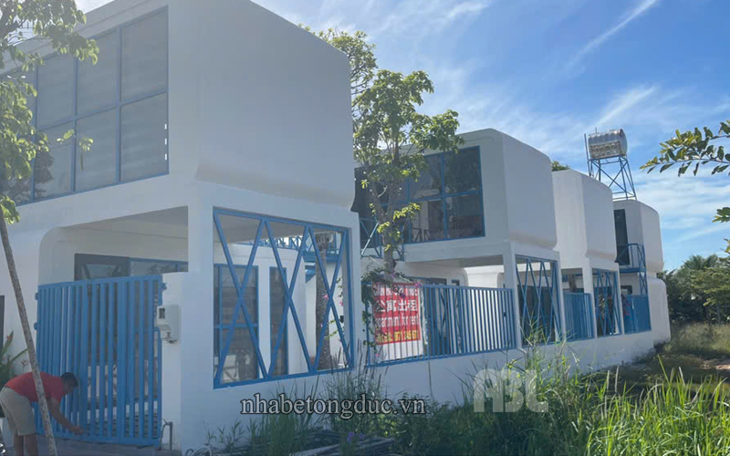 hoàn thiện nhà bê tông đúc sẵn làm khách sạn