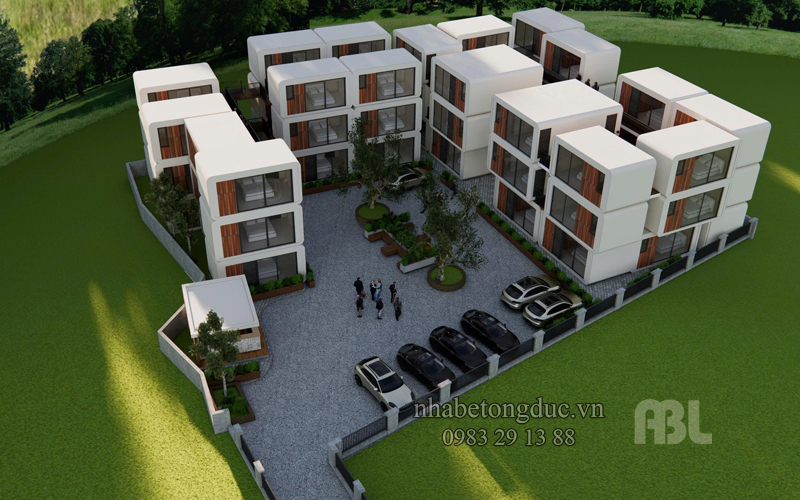 hình ảnh thiết kế 60 căn homestay