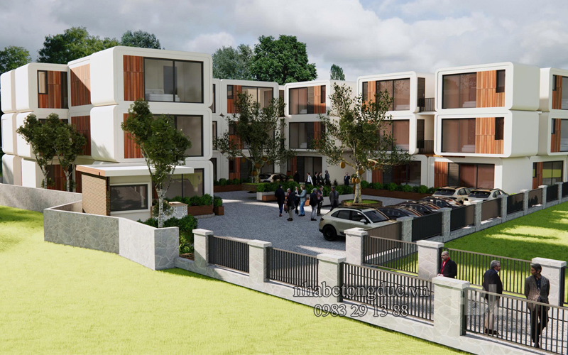 thi công lắp đặt nhanh chóng khi sử dụng nhà bê tông đúc