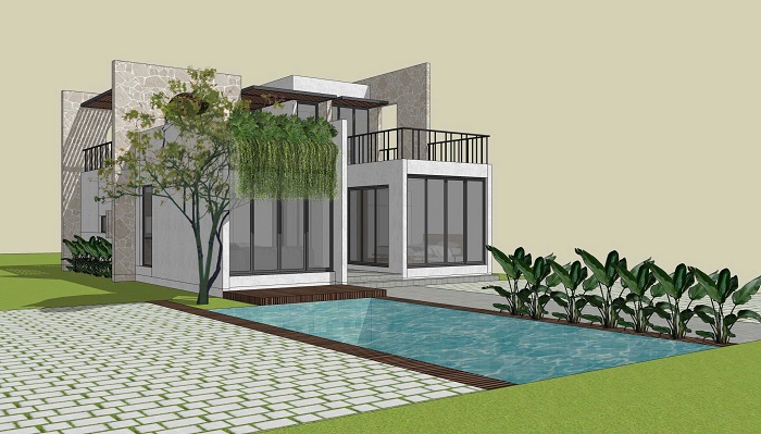 nhà bê tông đúc ABL sử dụng trong xây dựng nhà phố