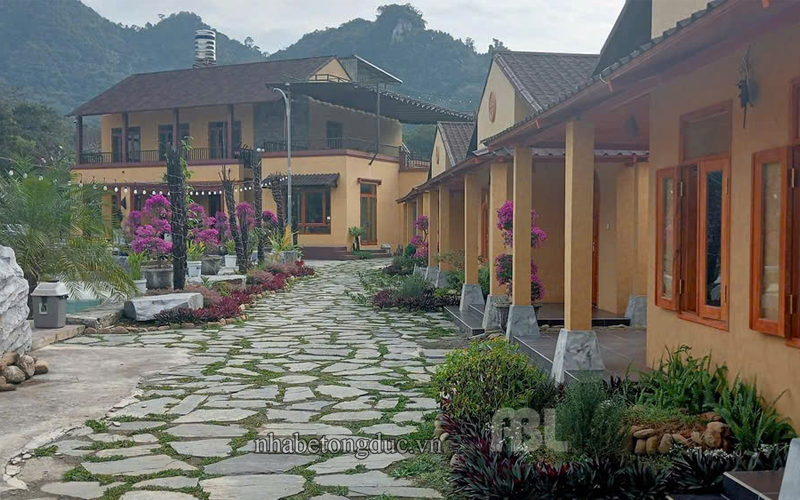 nhà bê tông đúc sẵn abl làm khu du lịch sinh thái