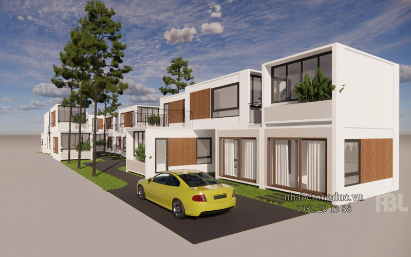 nhà bê tông đúc ABL dùng để tạo thiết kế