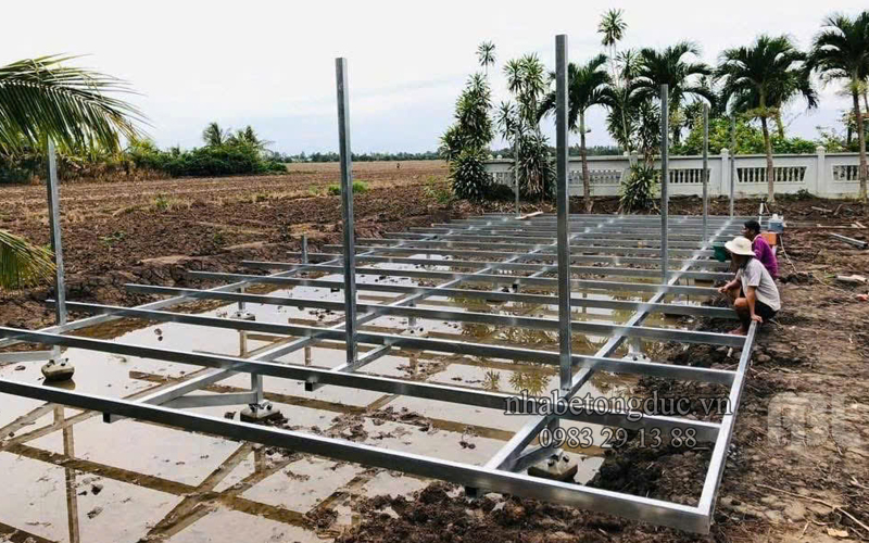 sử dụng trên nền đất ruộng